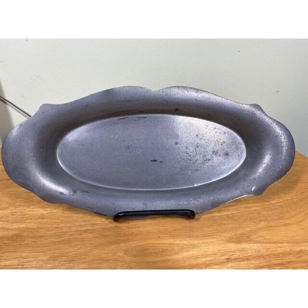 Wallace Pewter P8205 Elongated 12.5" Serving Decorative Platter